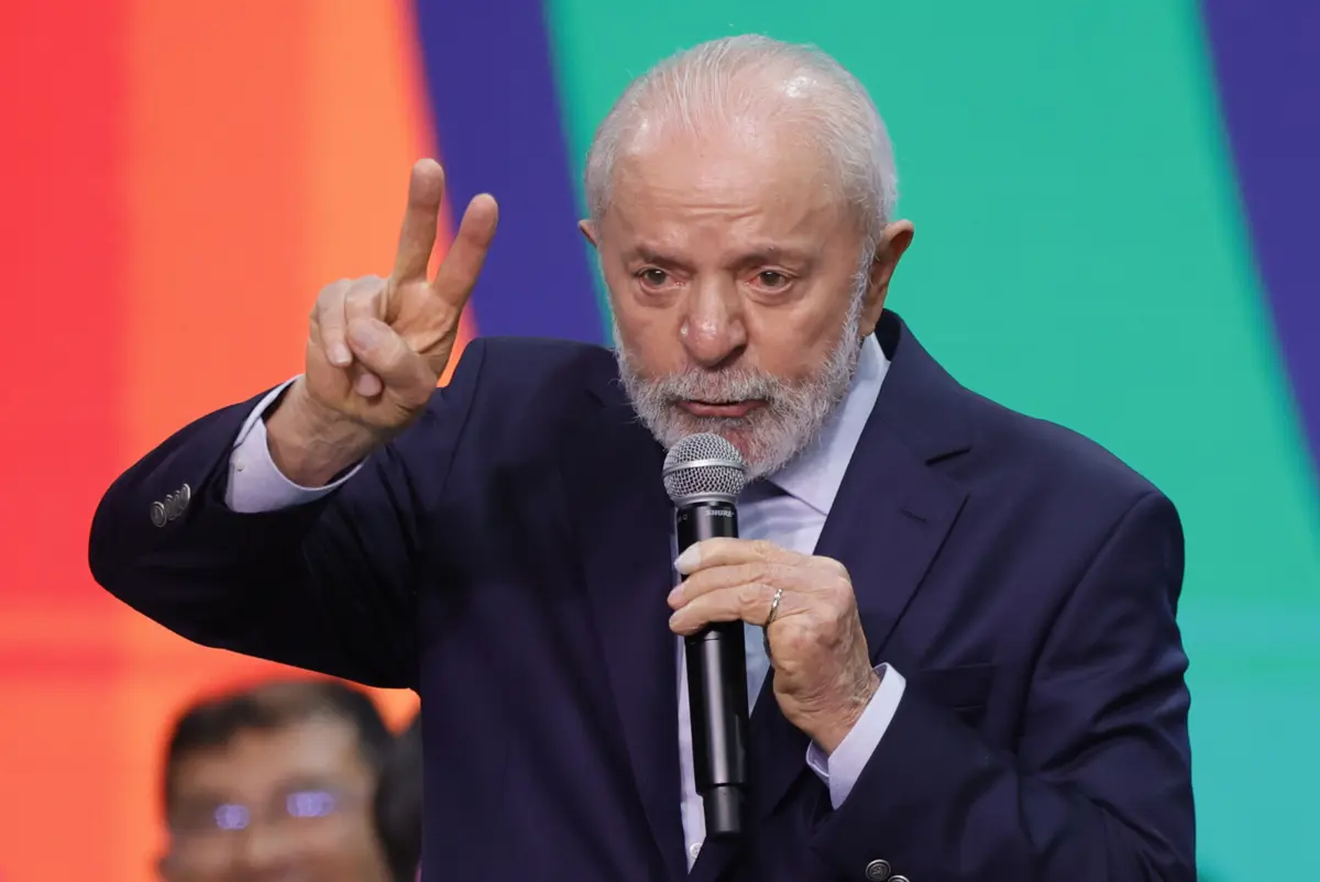 O presidente brasileiro, Lula da Silva