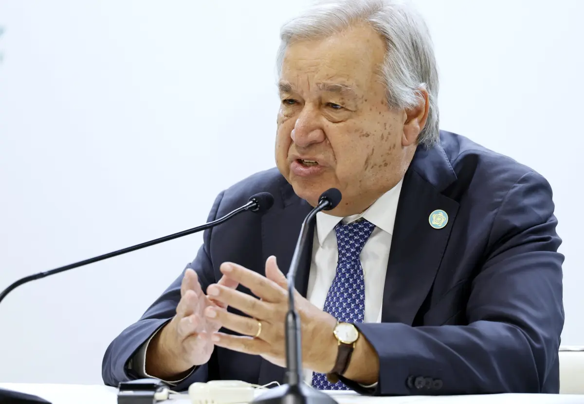 António Guterres, secretário-geral da ONU, tem sido uma voz crítica contra o Estado de Israel