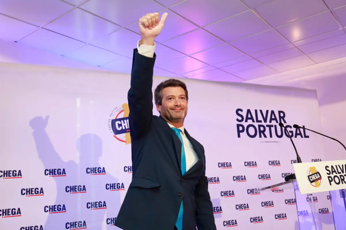 O líder do Chega, André Ventura