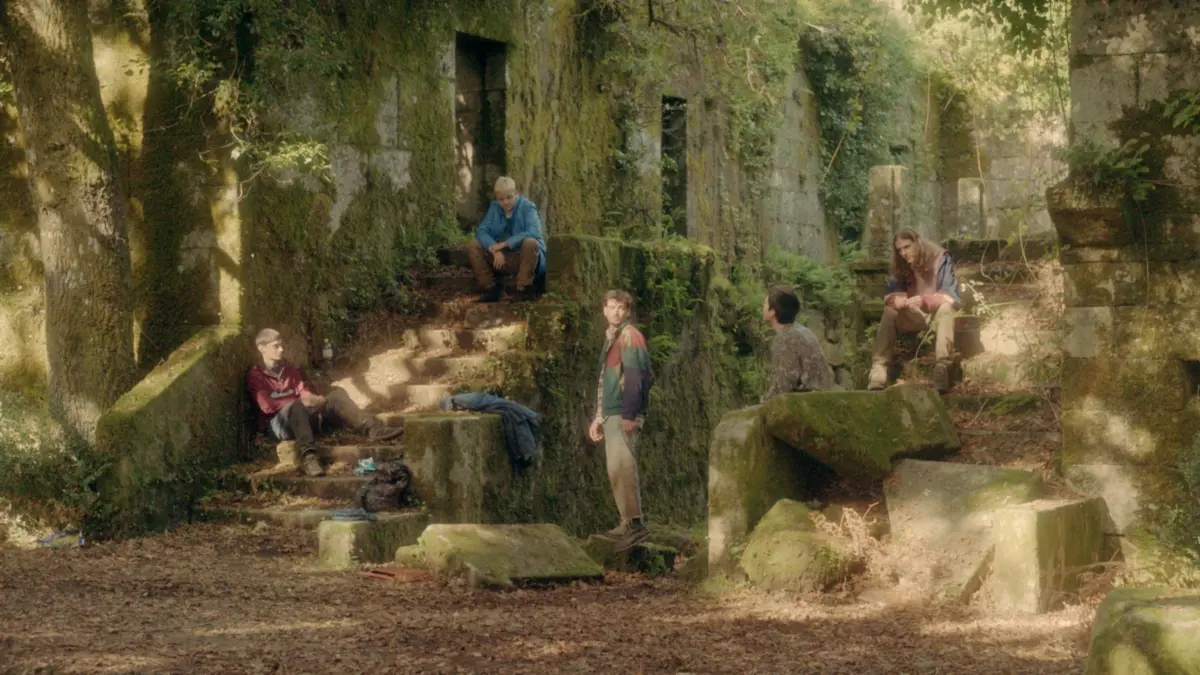 "Ontem à noite conquistei Tebas", com António Gouveia (ao centro) e Santiago Mateus (à esquerda) antestreia a 2 de setembro, em Veneza.