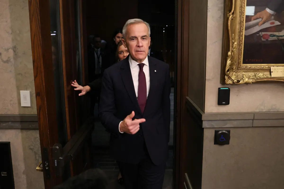 O primeiro-ministro canadiano, Mark Carney