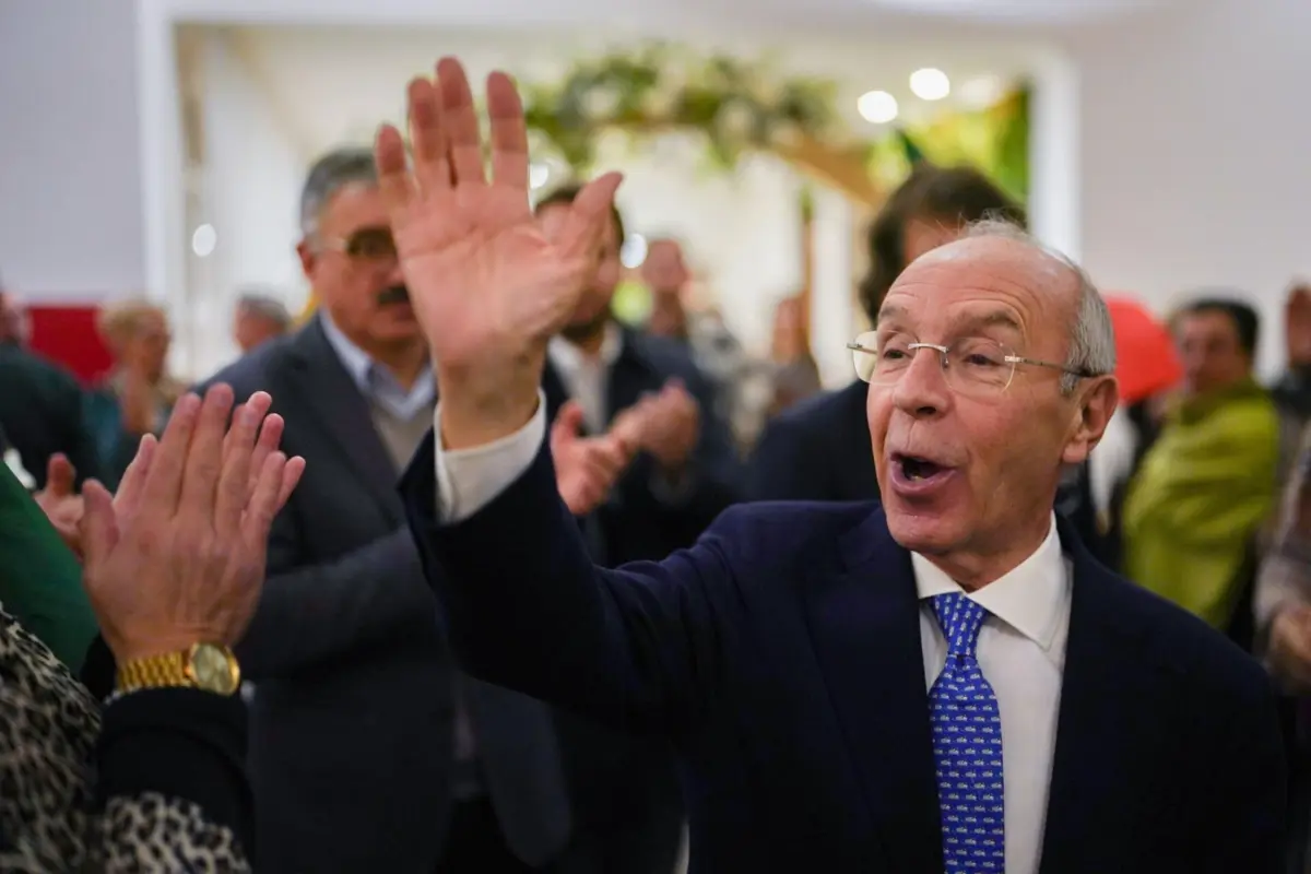 Marques Mendes num jantar com apoiantes em Monção