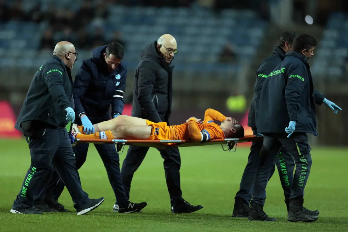 Vasco Sousa saiu lesionado