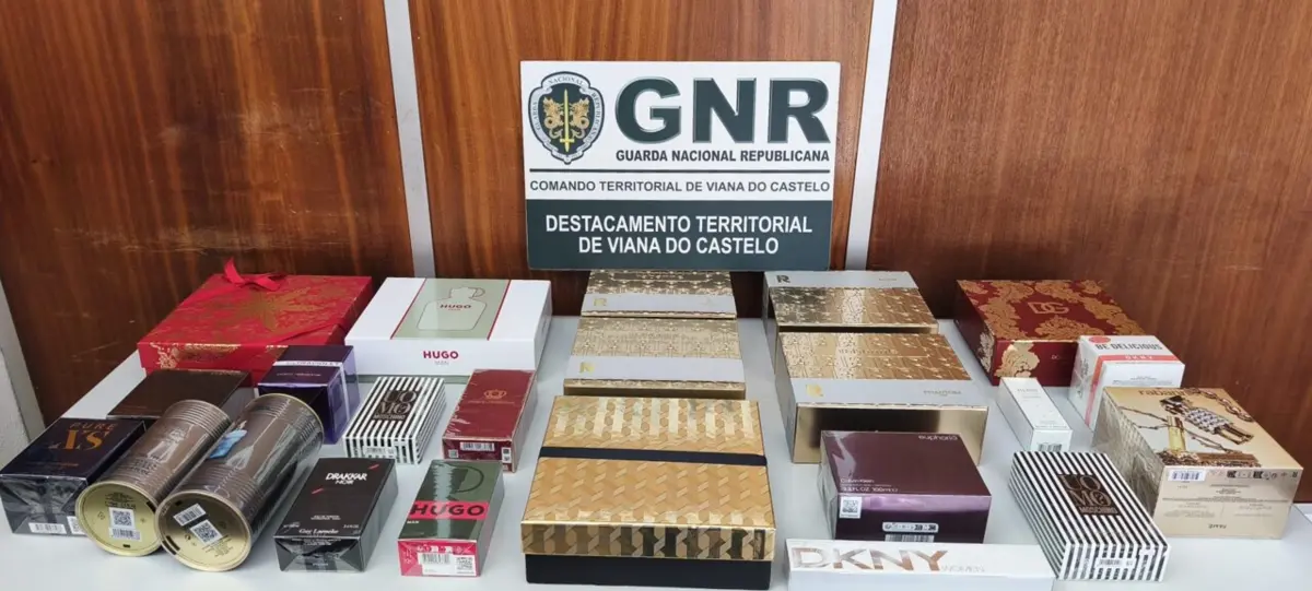 GNR apreendeu perfumes que o suspeito furtara