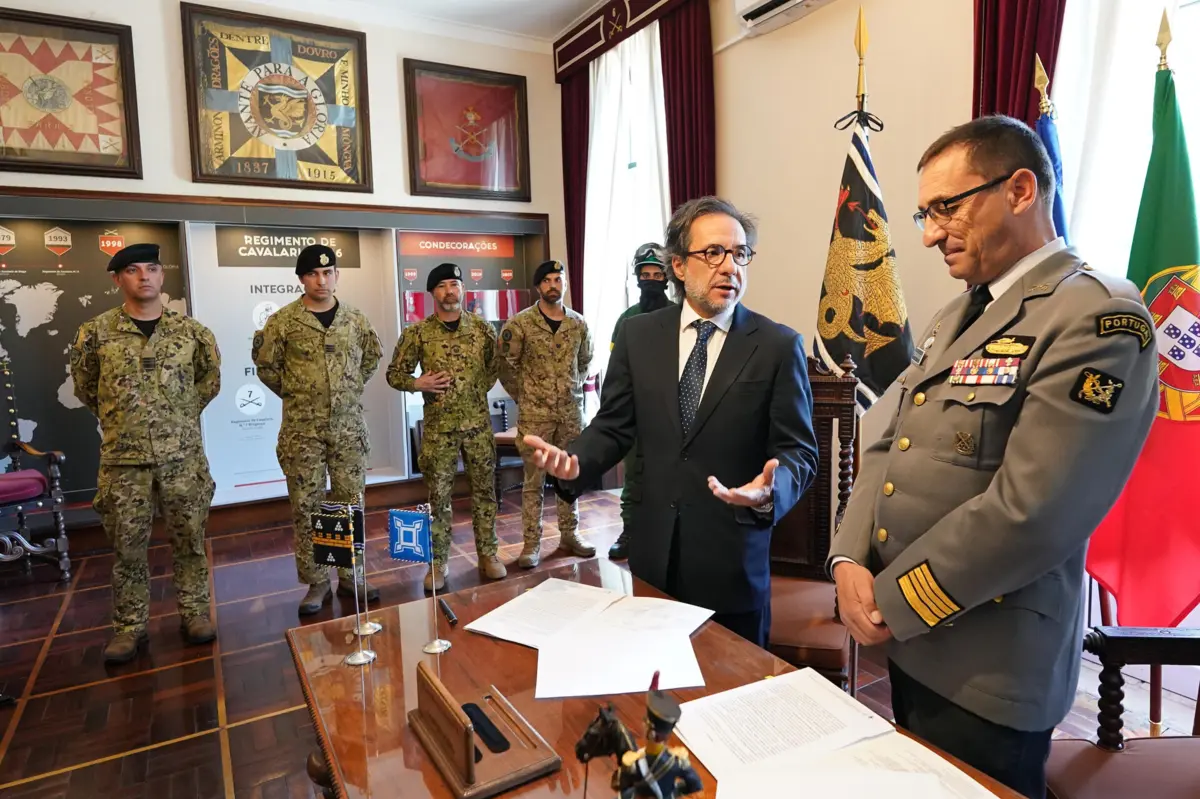 Câmara de Braga e o Regimento de Cavalaria n.º 6 (RC6) assinaram protocolo de colaboração