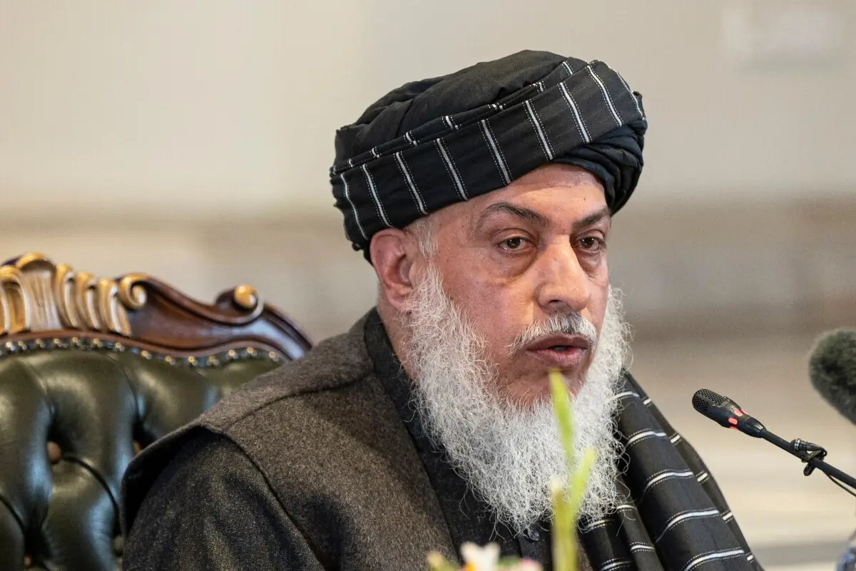 Mohammad Abbas Stanekzai, vice-ministro dos Negócios Estrangeiros do Afeganistão