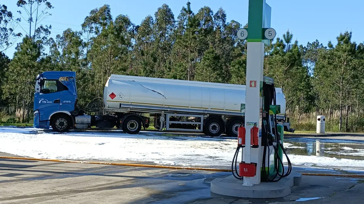 Derrame de combustível foi controlado