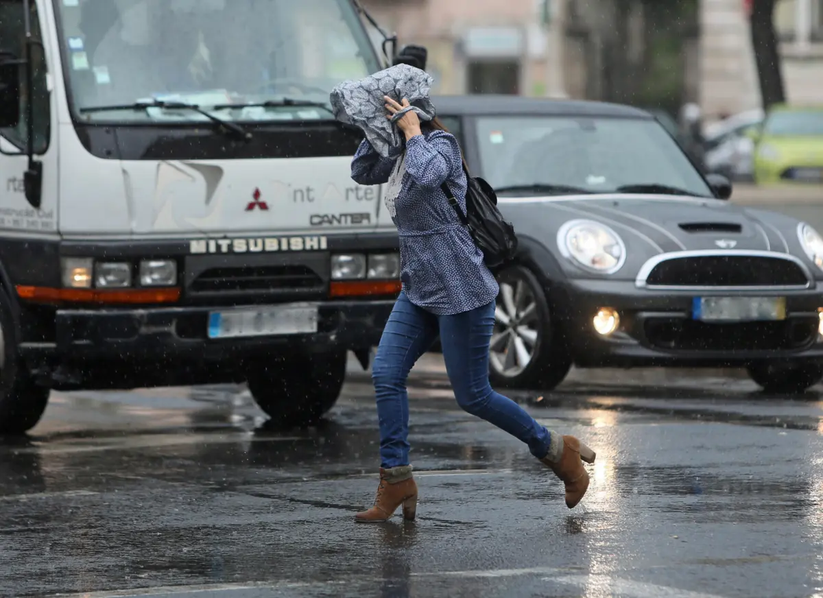 Previsão de chuva forte em Viseu, Aveiro e Coimbra