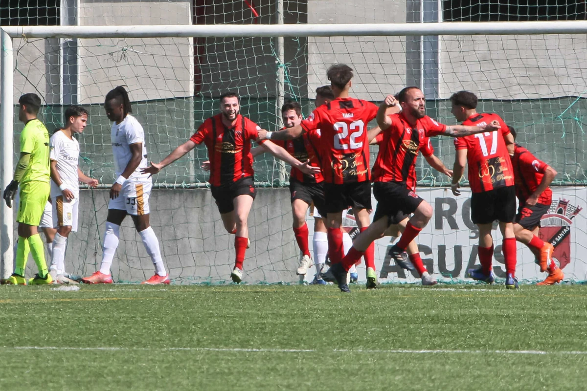 Festa do golo do Águas Santas marcado por Nuno Sousa. Maiatos seguem para as meias-finais da Taça