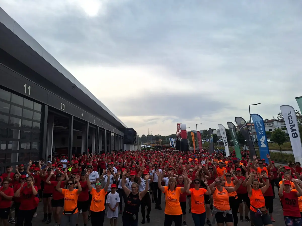 A manhã desportiva e solidária contou 1100 participantes