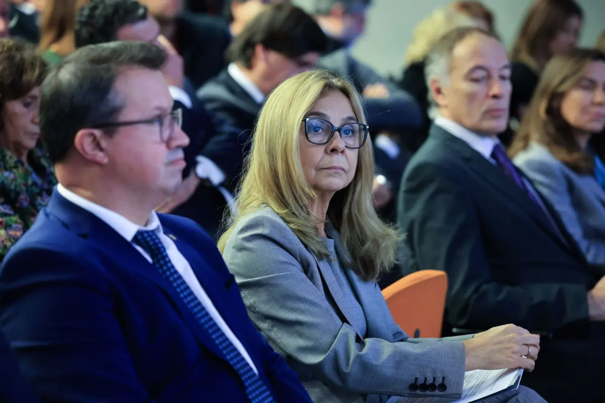 Ana Paula Martins, ministra da Saúde, durante a cerimónia comemorativa dos 43 anos da CESPU