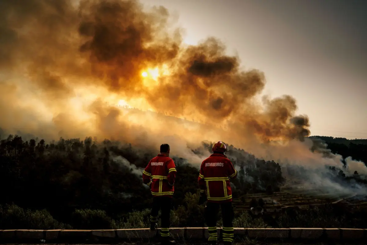 "A perspetiva é boa, desde que o tempo ajude", revelou o comandante no terreno