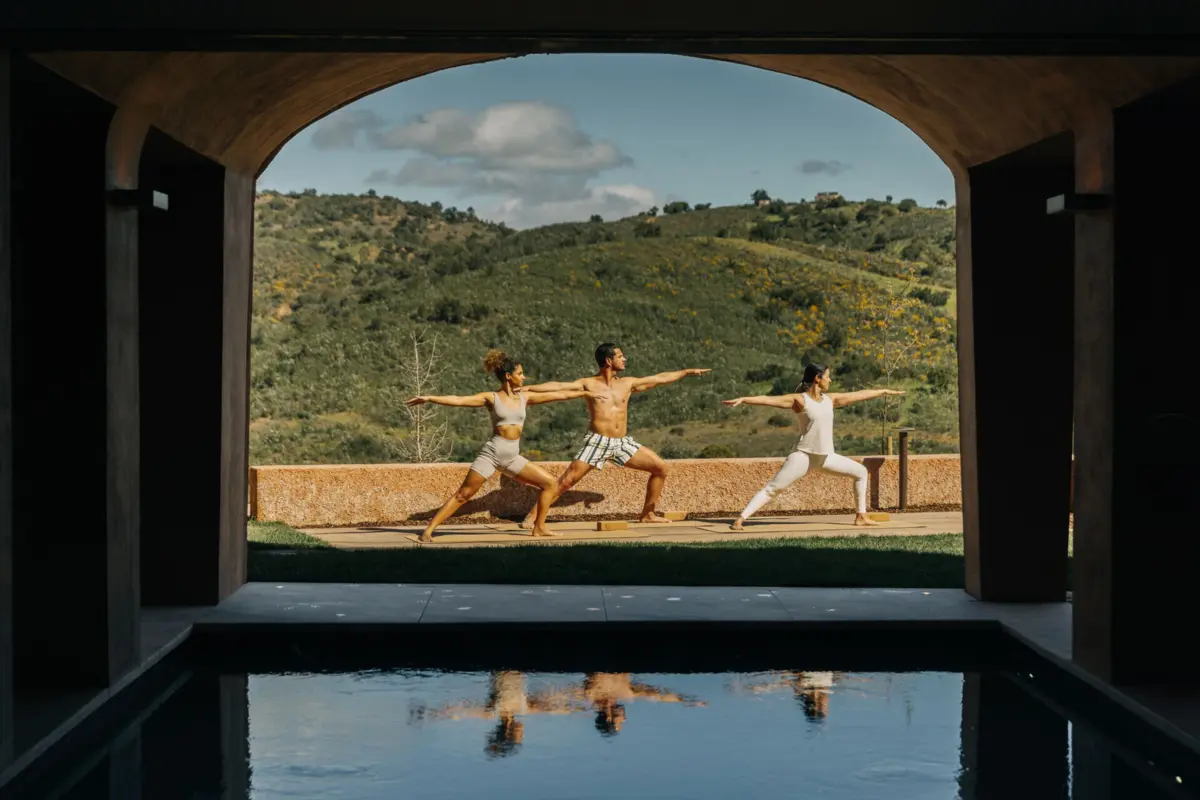 O The Spa by Viceroy at Ombria Algarve tem várias piscinas e atividades de bem-estar.