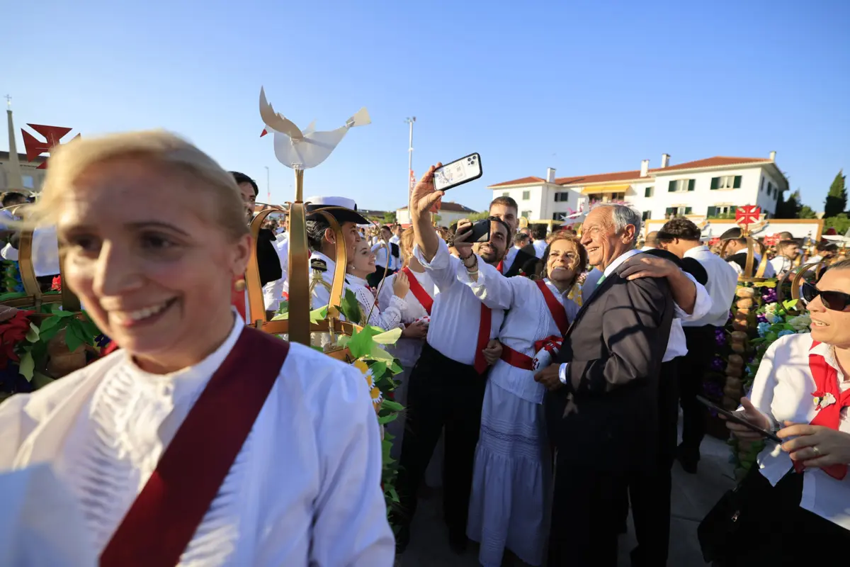 Marcelo Rebelo de Sousa esteve em Tomar