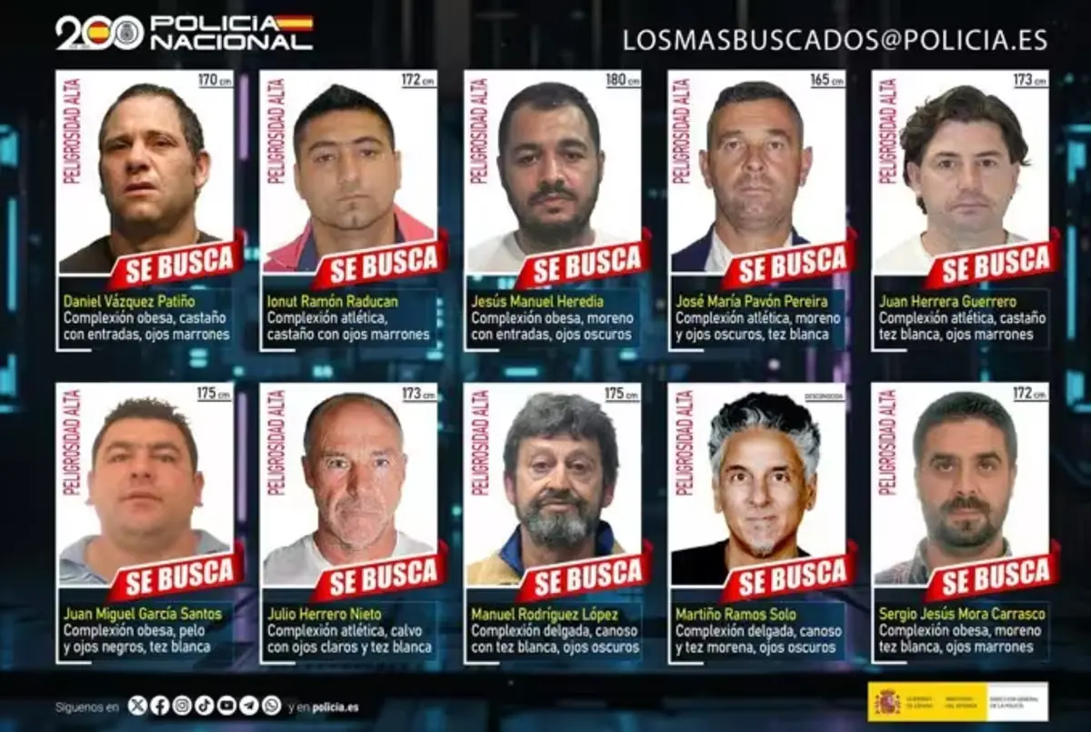 Martiño Ramos Soto foi acrescentado esta segunda-feira à lista dos dez mais procurados