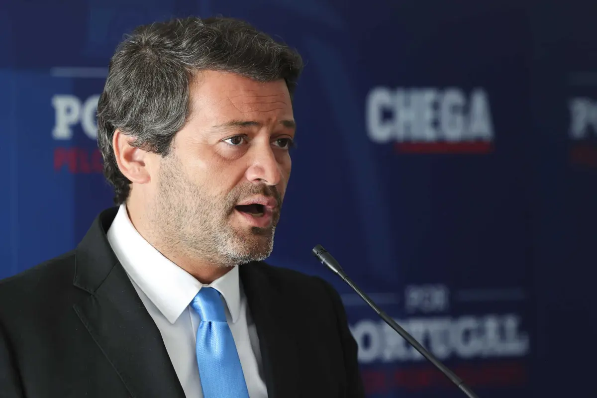 O presidente do Chega, André Ventura