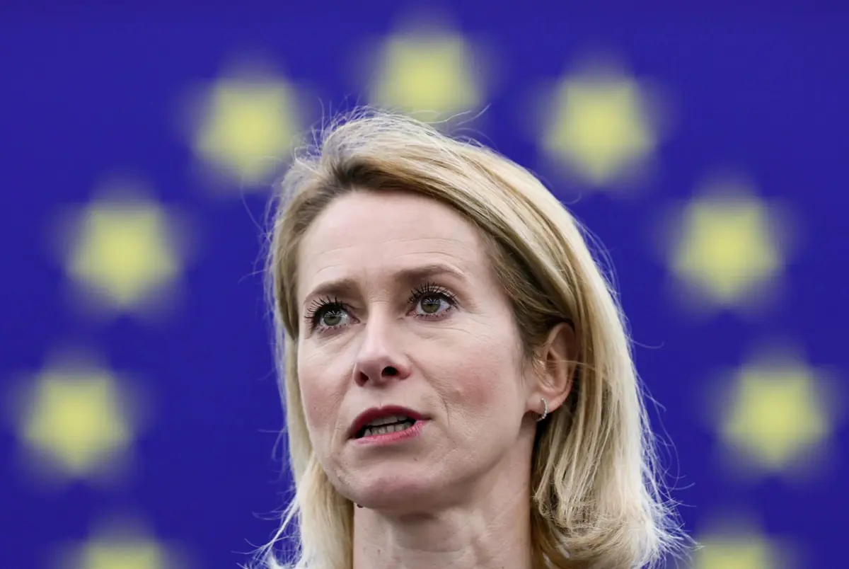 A chefe da diplomacia europeia, Kaja Kallas