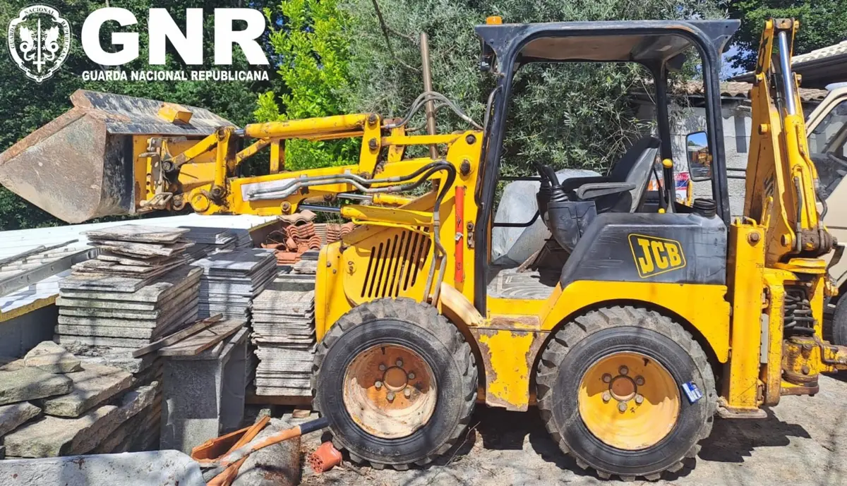 Máquina foi recuperada em Viseu