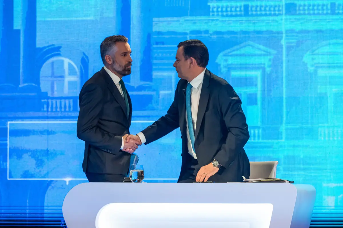 Debate entre Pedro Nuno Santos e Luís Montenegro realizou-se esta segunda-feira