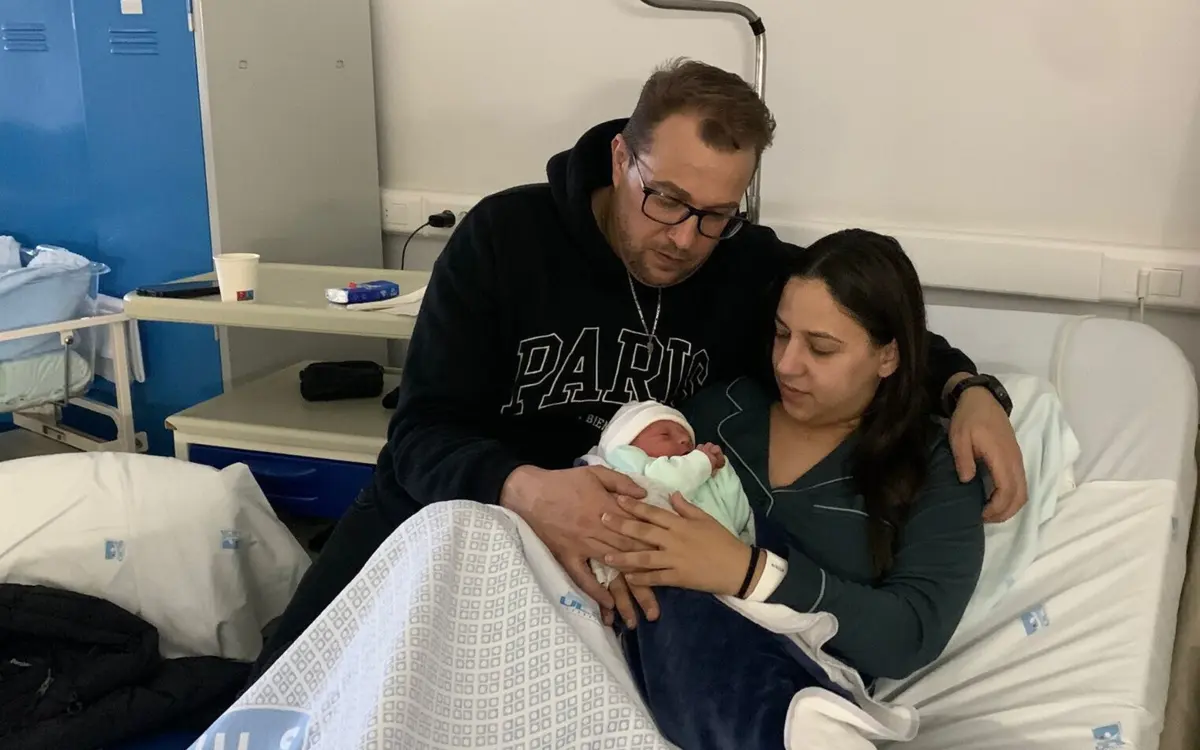 Guilherme Miguel nasceu de cesariana com 2,779 kg