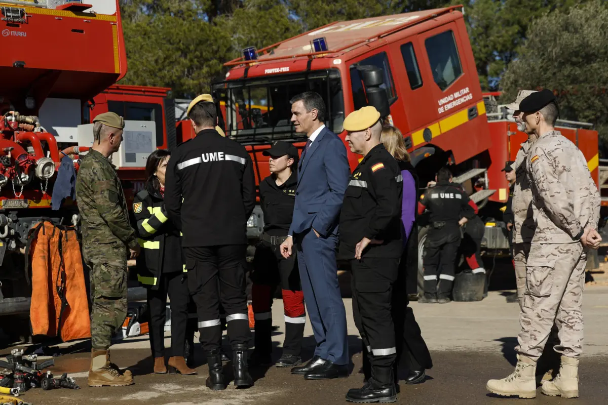 Primeiro-ministro, Pedro Sánchez, em Valência