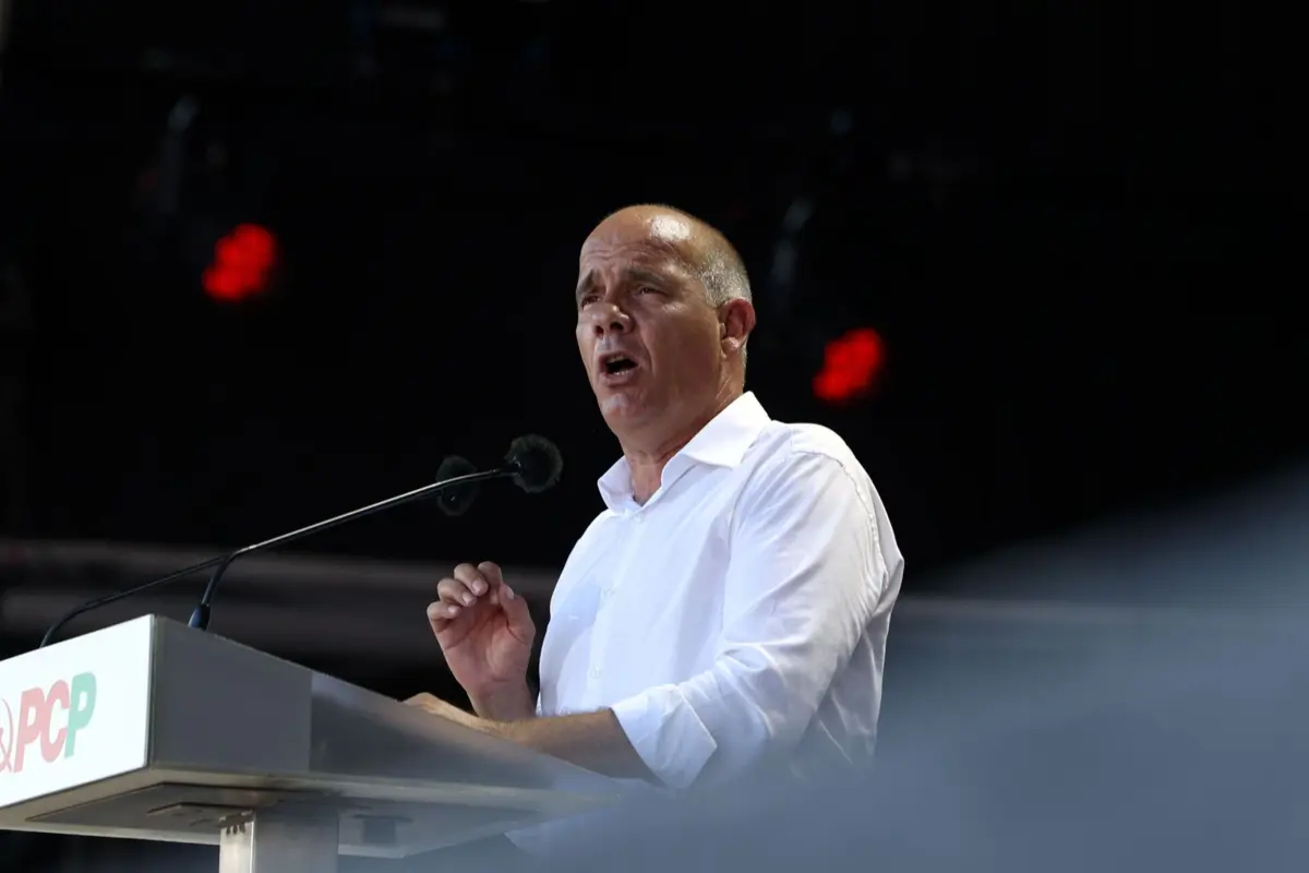 O secretário-geral do PCP, Paulo Raimundo