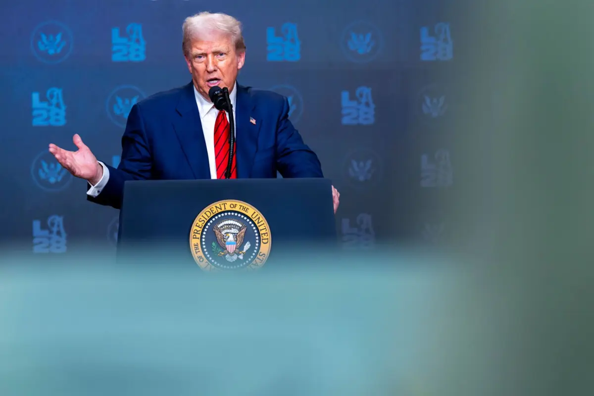 O presidente norte-americano, Donald Trump