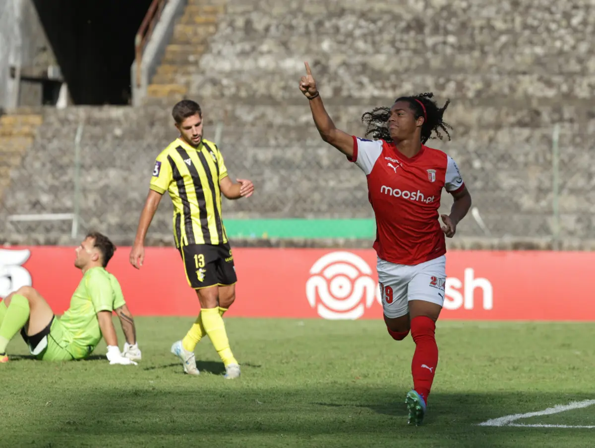 Ruben Furtado foi decisivo no triunfo do Sporting de Braga B frente ao Fafe, para a Liga 3
