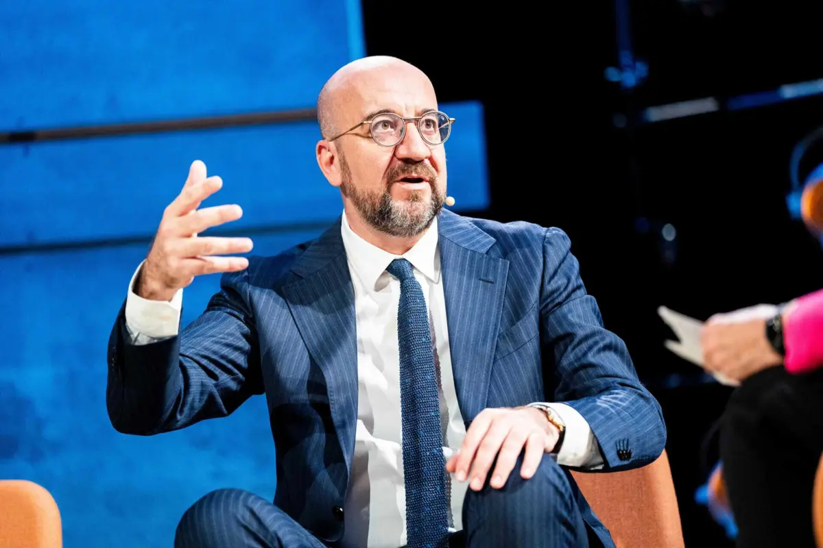O presidente do Conselho Europeu, Charles Michel
