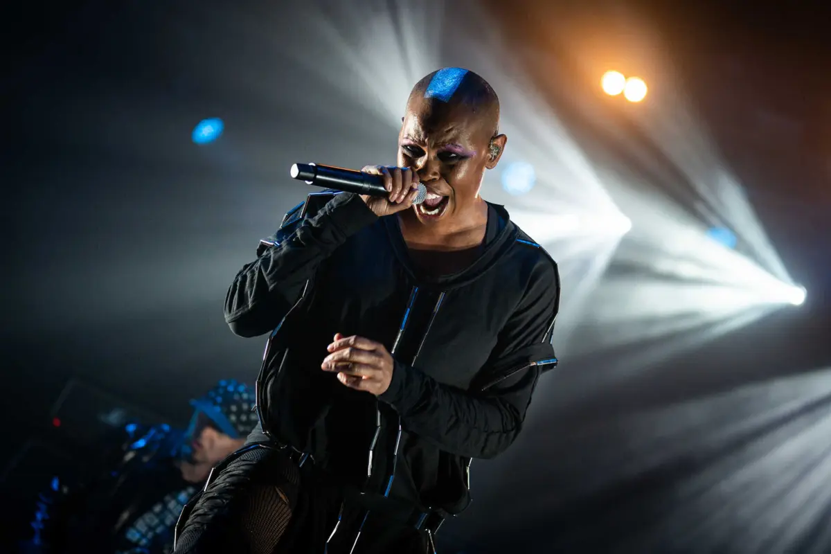 Skunk Anansie num concerto em Vilar de Mouros, em 2019