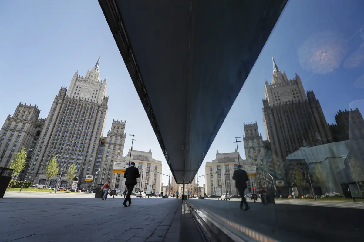 Edifício do Ministério dos Negócios Estrangeiros da Rússia, em Moscovo