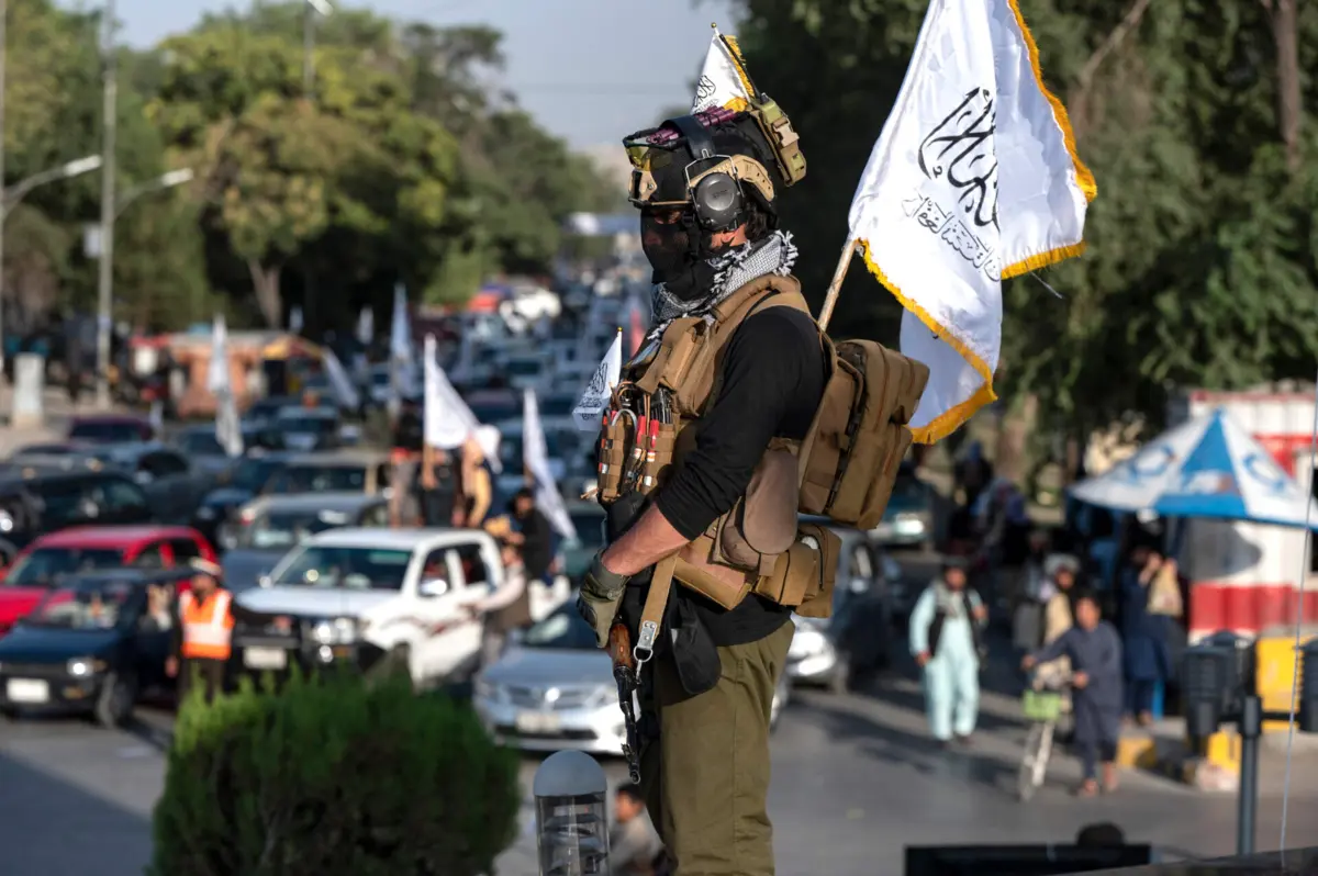 Talibãs retomaram o poder no Afeganistão após a retirada das tropas norte-americanas de Cabul, em 15 de agosto de 2021,