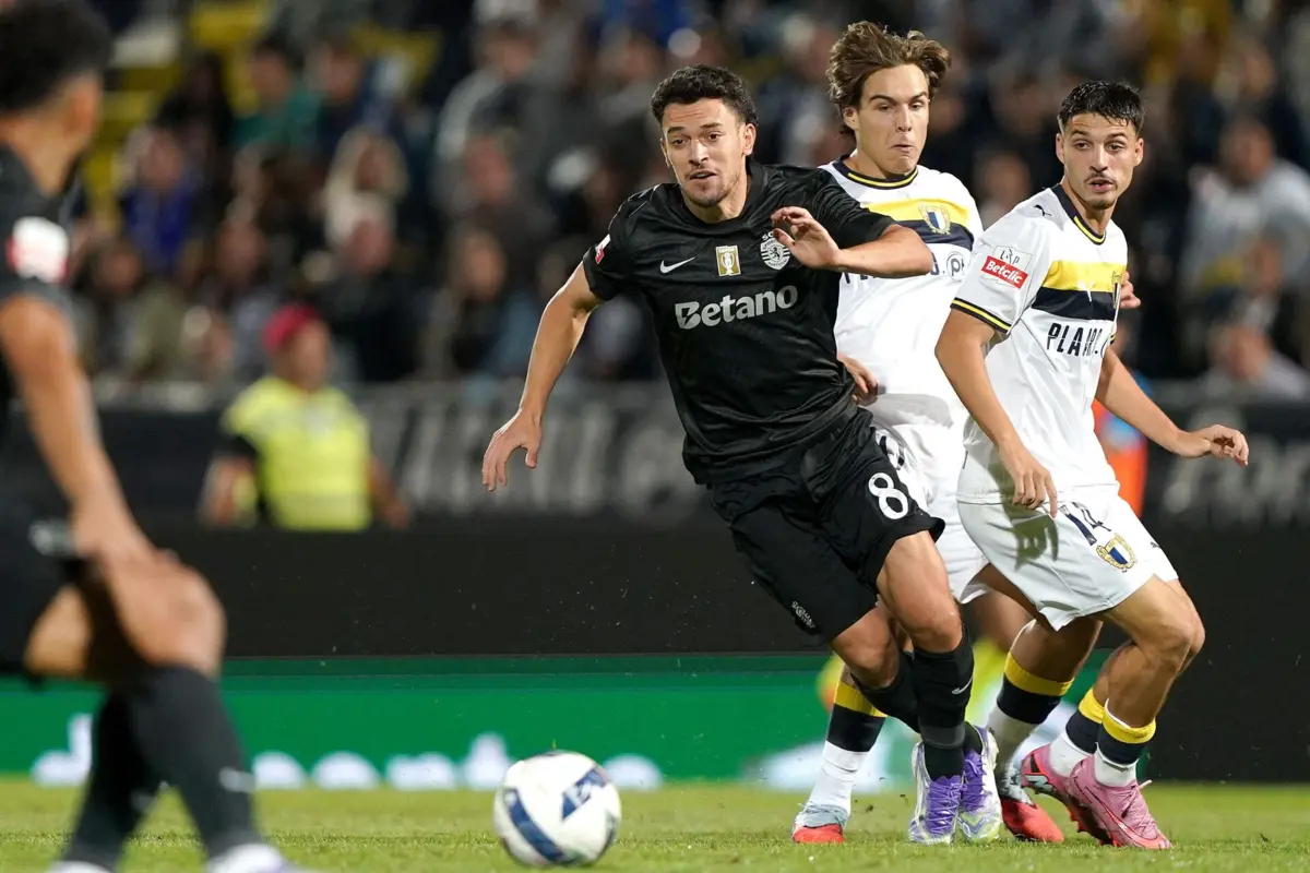 Pedro Gonçalves (Pote) marcou o golo da vitória dos leões