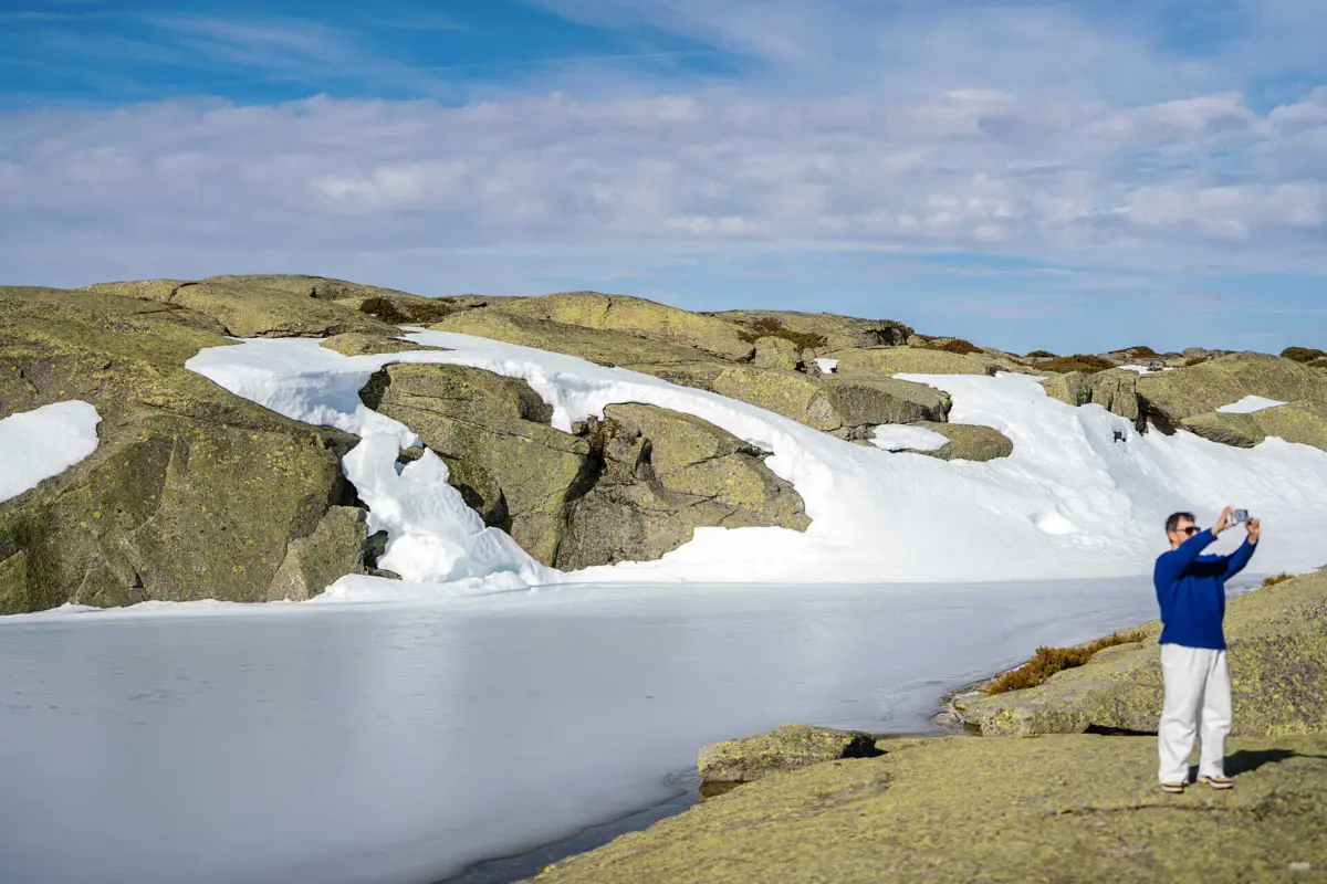 A Serra da Estrela tem previsão de neve para a Páscoa