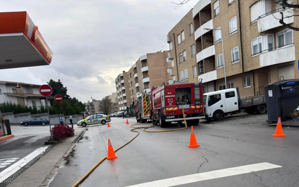 Imagem de contexto do artigo Fuga de gás obrigou a corte de trânsito em Arrifana