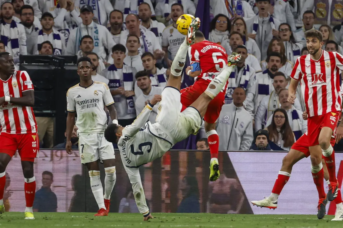 Real Madrid venceu o Almería por 3-2