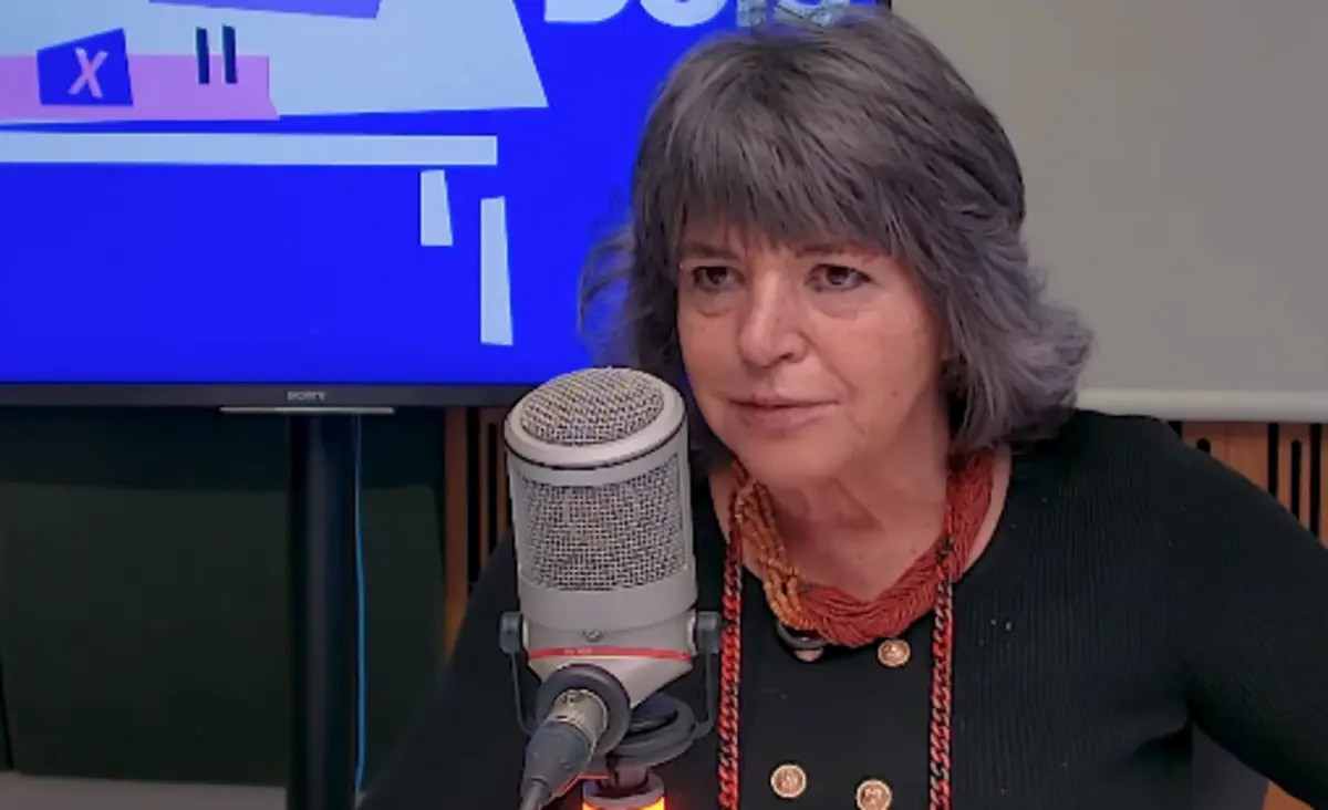 Clara Pinto Correia numa das últimas entrevistas a propósito do lançamento do livro "Antares"