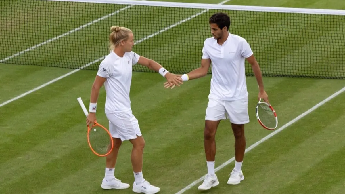 Francisco Cabral e Rafael Matos continuam a sonhar com o título, em Wimbledon