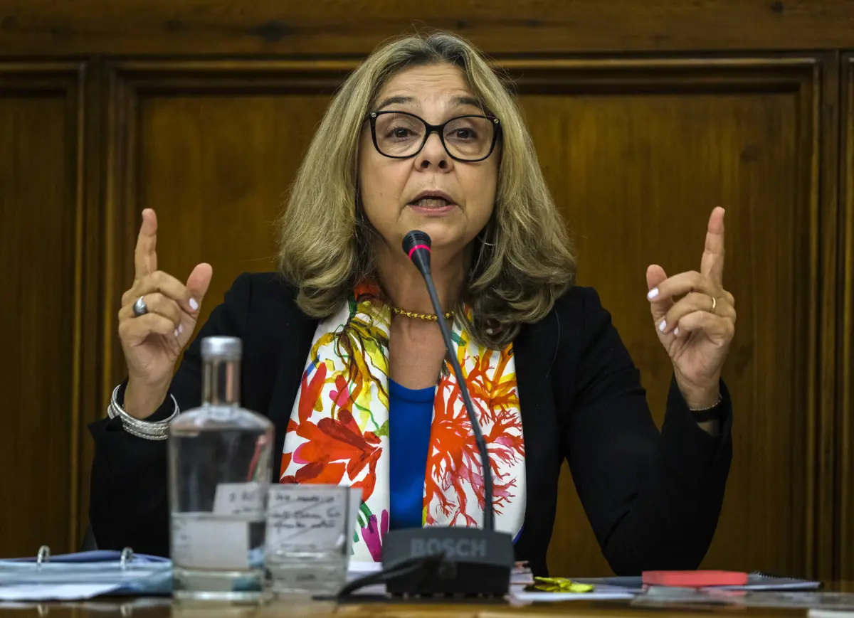 A ministra da Saúde, Ana Paula Martins