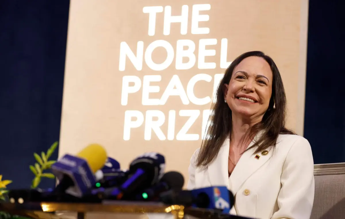 María Corina Machado, vencedora do Nobel da Paz