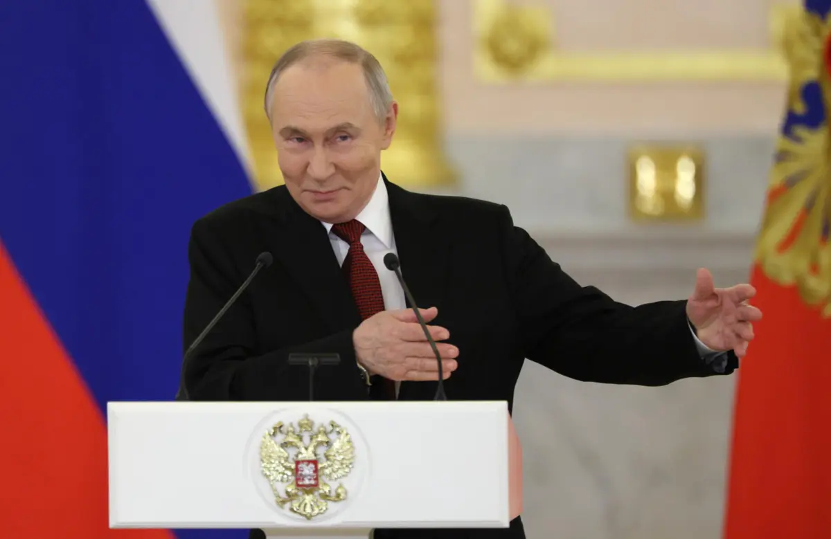 Vladimir Putin, presidente da Rússia