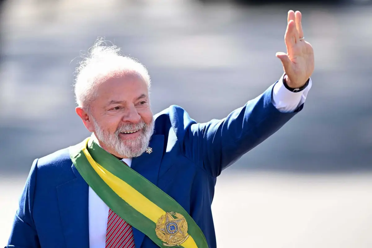 O presidente brasileiro Lula da Silva