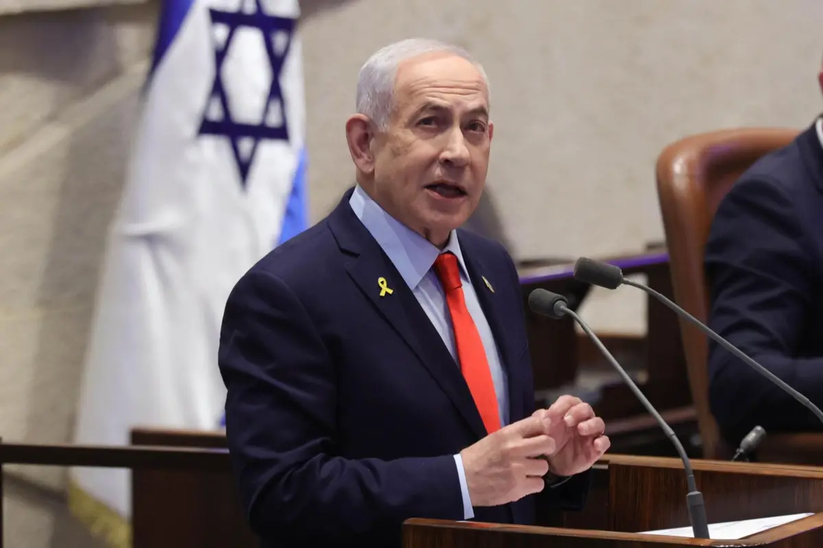 O primeiro-ministro israelita Benjamin Netanyahu