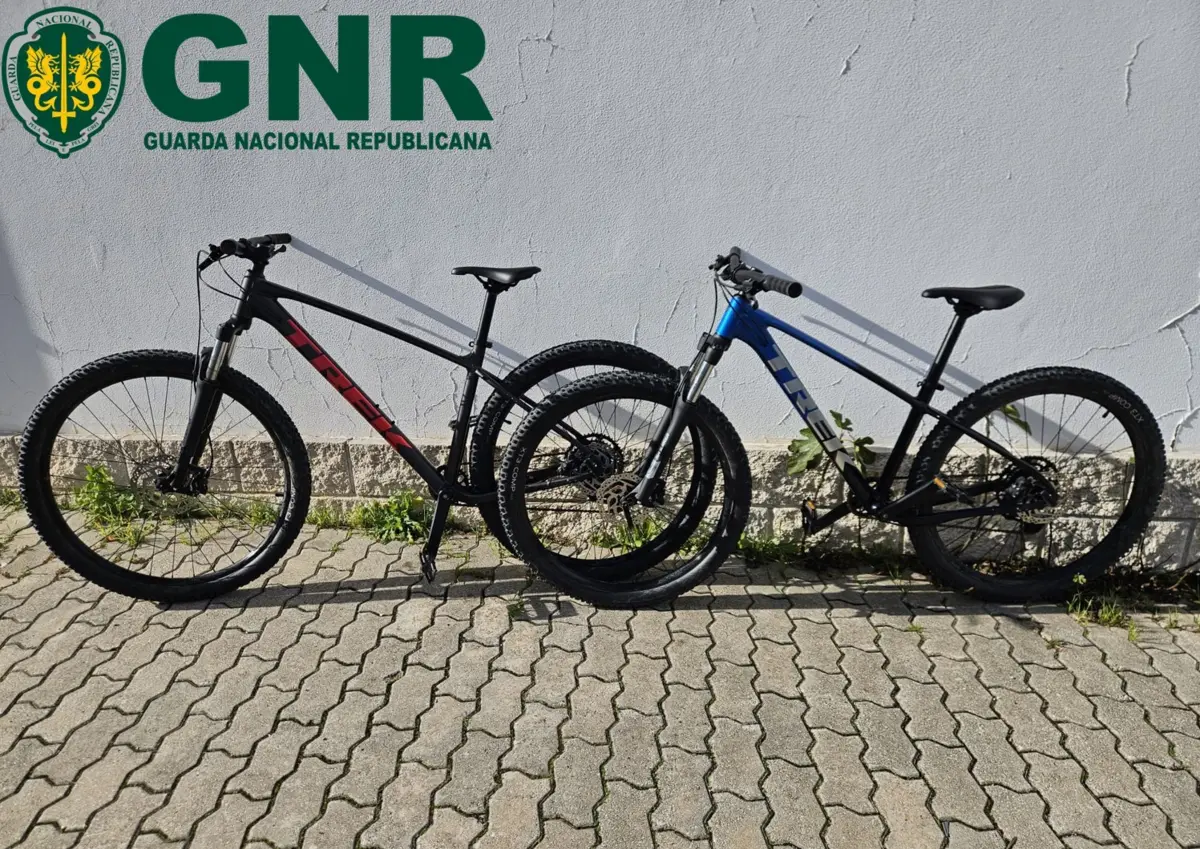 Bicicletas recuperadas pela GNR foram entregues ao dono