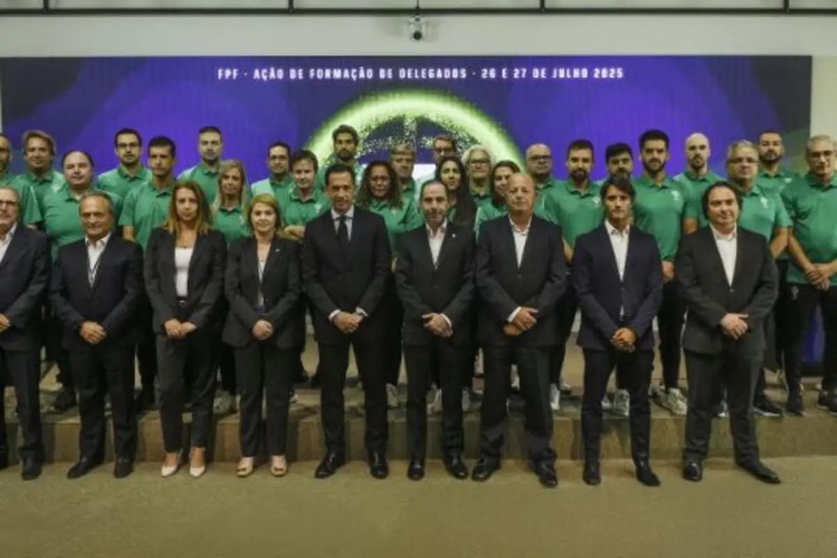 Pedro Proença na presença de avaliadores e delegados