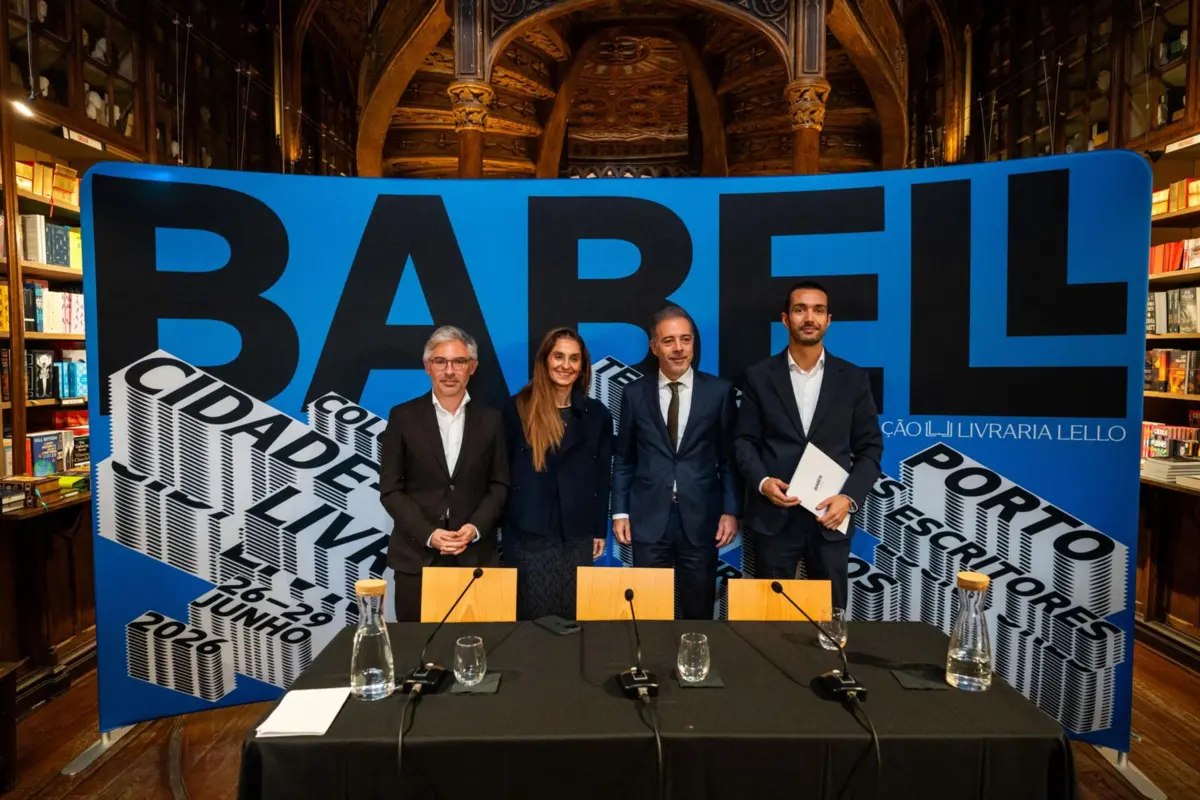 Jorge Sobrado, Aurora Pedro Pinto, Pedro Duarte e Rui Couceiro na apresentação do novo evento literário do Porto