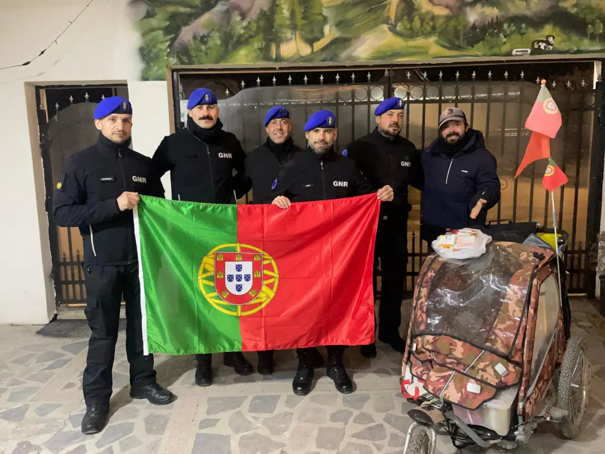 Henrique Pereira foi recebido por militares da GNR em Kosovo