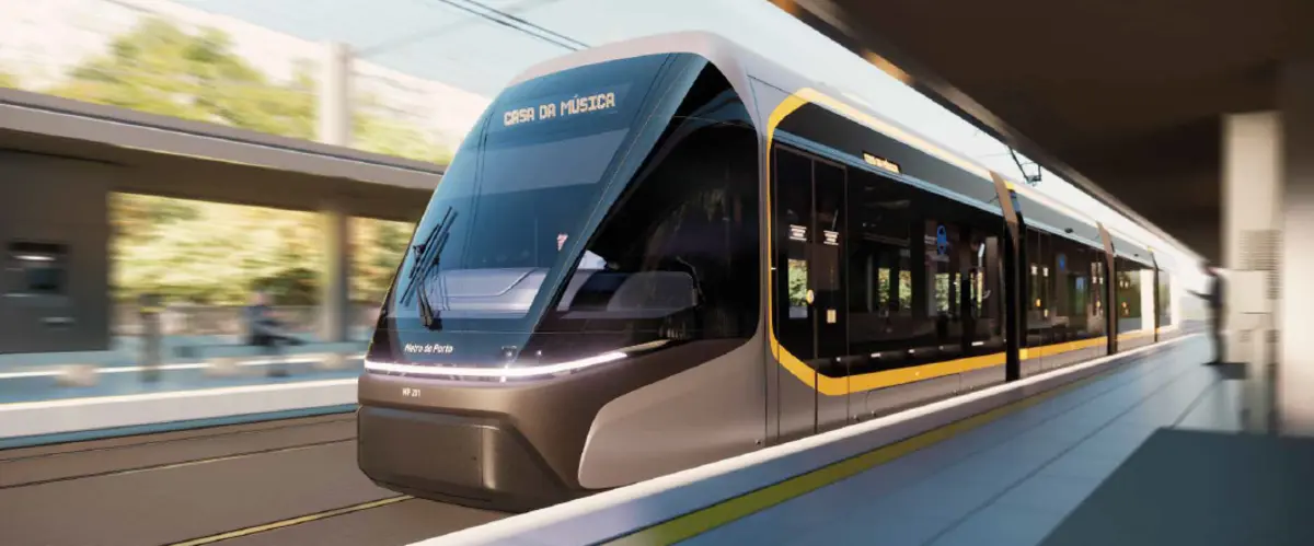 Imagem de contexto do artigo Metro do Porto assina esta quarta-feira a compra de mais 22 veículos