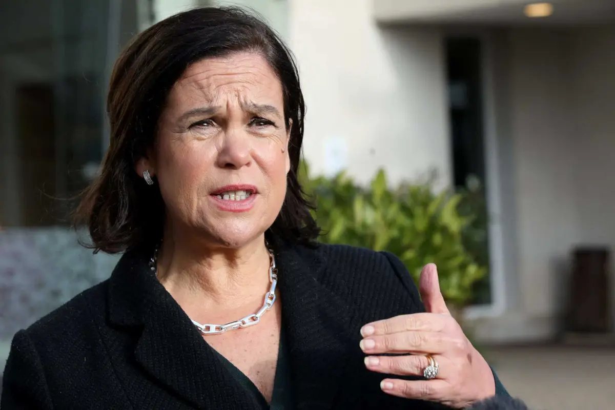Mary Lou McDonald, presidente do Sinn Féin