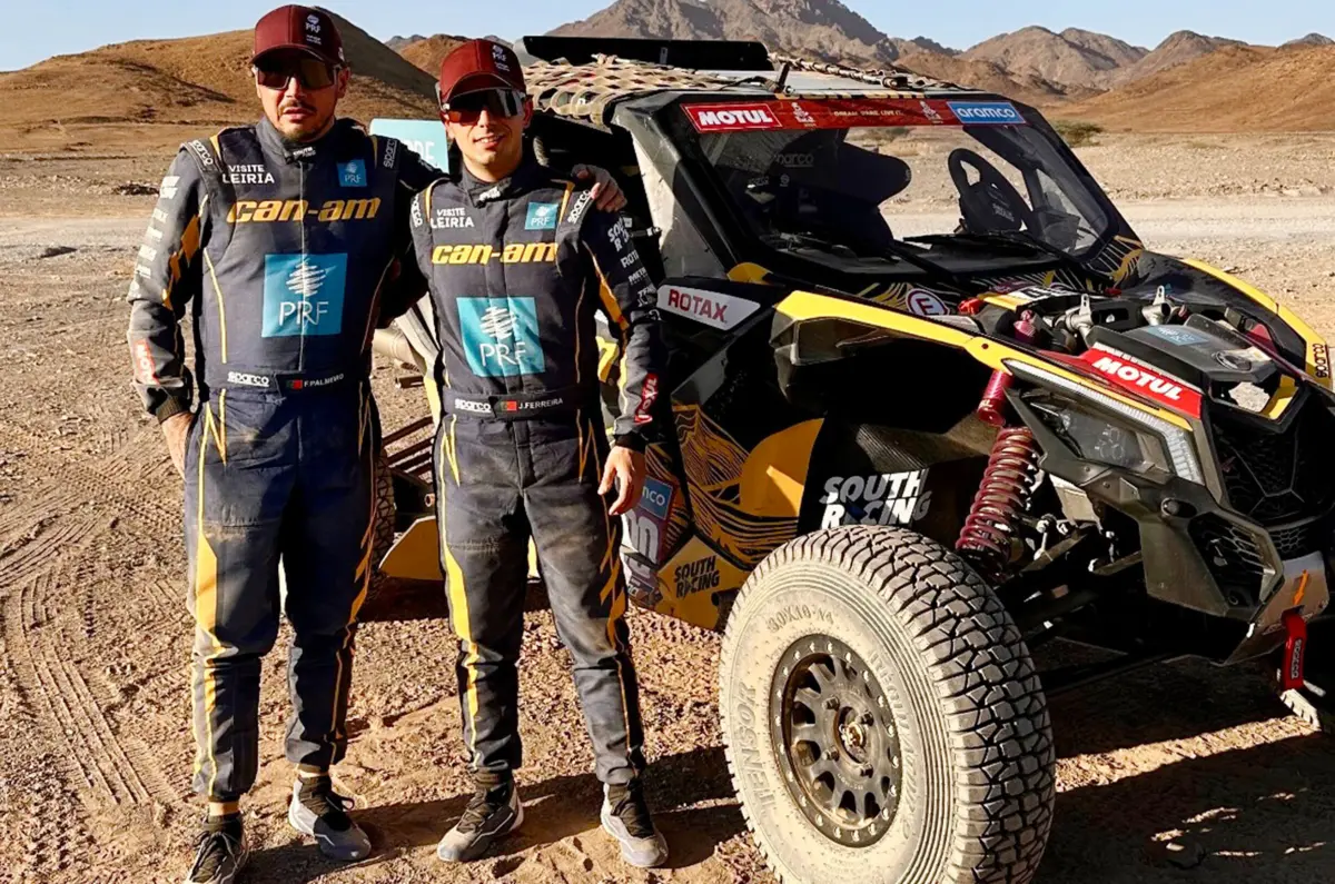 João Ferreira e o navegador Filipe Palmeiro